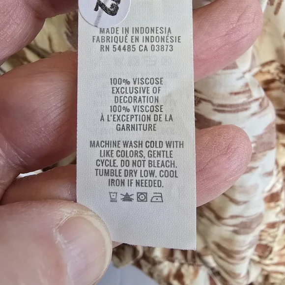 NWT aerie Leopard Print Spaghetti Strap Maxi Dress Beaded Strap Front Slit SizeL - Picture 13 of 15